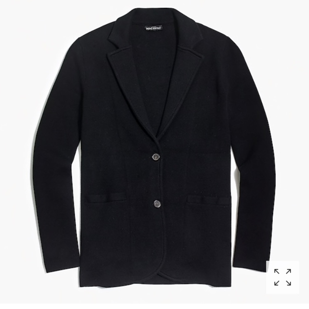 J crew merchantile sweater blazer